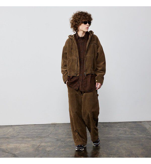 BEAMS「ダブル二ー コーデュロイ ワークパンツ」|チノ|