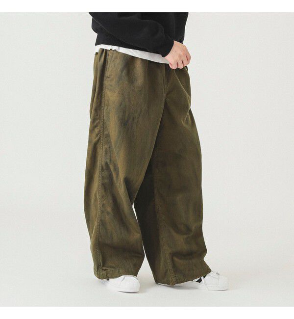 BEAMS「ワイド ダスティー イージーパンツ」|チノ|OLIVE