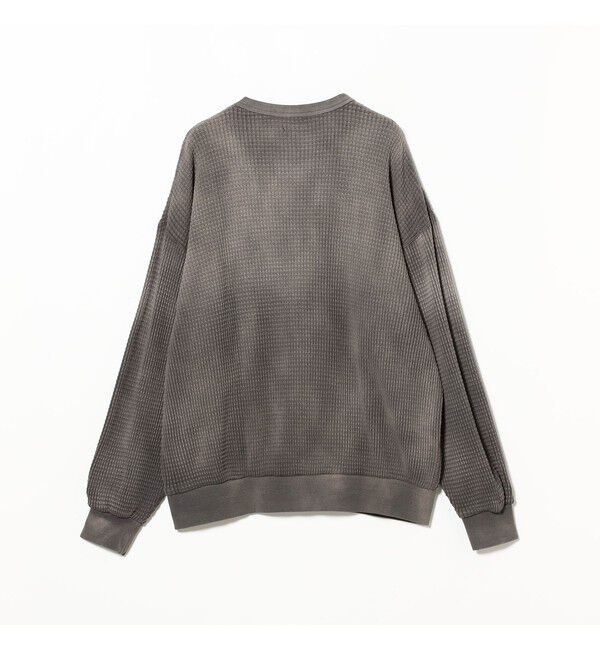 BEAMS「ワイドフィット フェード ヘビーウェイトワッフル Tシャツ」|Tシャツ・カットソー|
