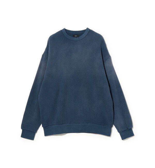 BEAMS「ワイドフィット フェード ヘビーウェイトワッフル Tシャツ」|Tシャツ・カットソー|
