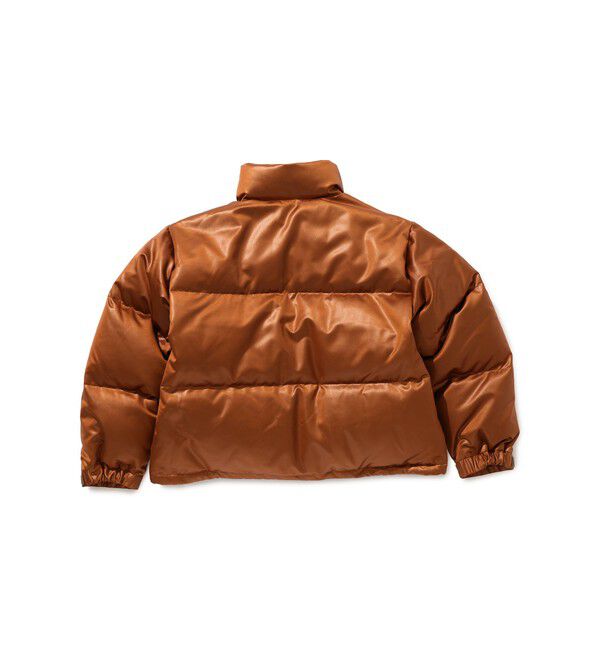 BEAMS「レザーライク ダウン ブルゾン」|ブルゾン・スタジャン|