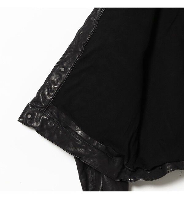 BEAMS「シープレザー ショート ジャケット」|ブルゾン・スタジャン|