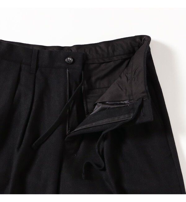 BEAMS「フランネル ワイド スラックス」|チノ|