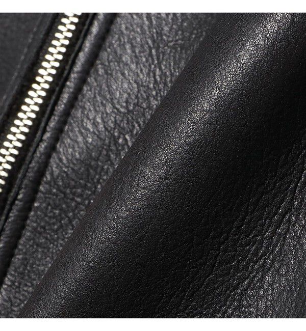 BEAMS「【別注】UNIVERSAL OVERALL / Synthetic leather Jacket」|ブルゾン・スタジャン|