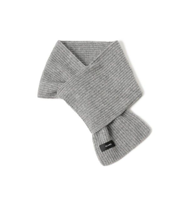 BEAMS「ショート マフラー」|マフラー|GREY