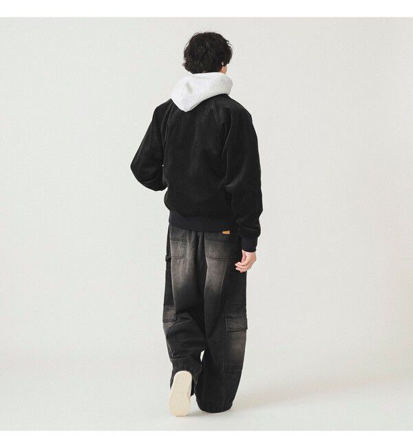 BEAMS「【別注】LACOSTE / コーデュロイ ブルゾン」|ブルゾン・スタジャン|