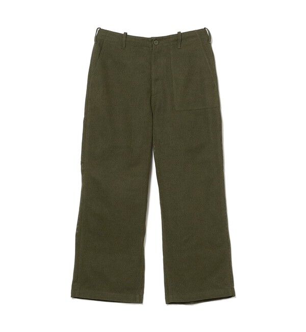 BEAMS「【別注】UNIVERSAL OVERALL / MESH CRAZY BAKER PANTS」|チノ|OLIVE