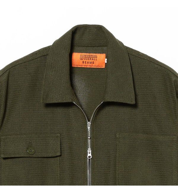 BEAMS「【別注】UNIVERSAL OVERALL / MESH WIDE JACKET」|ブルゾン・スタジャン|