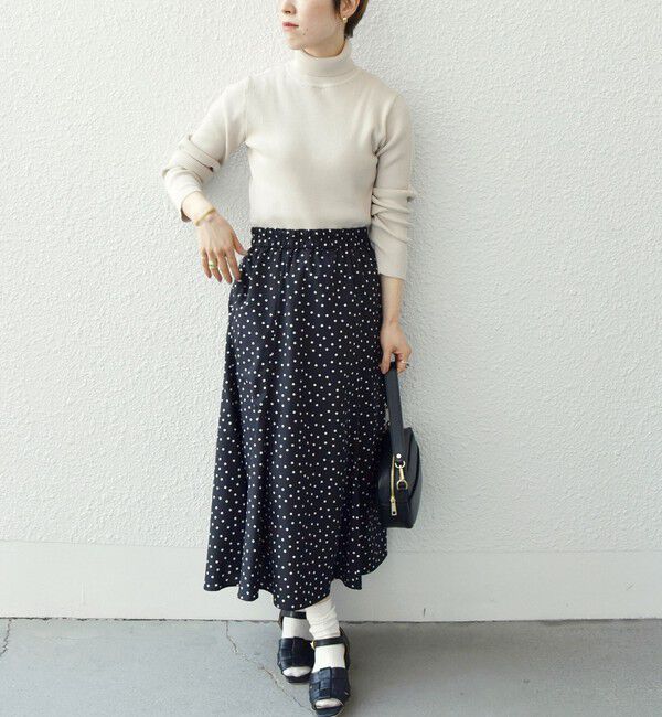 SHIPS any「SHIPS any:〈手洗い可能〉デリケート リブ タートルネック ニット プルオーバー」|ニット・セーター|