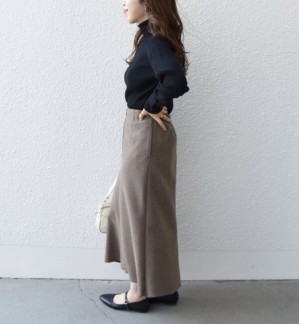 SHIPS any「SHIPS any:〈手洗い可能〉デリケート リブ タートルネック ニット プルオーバー」|ニット・セーター|