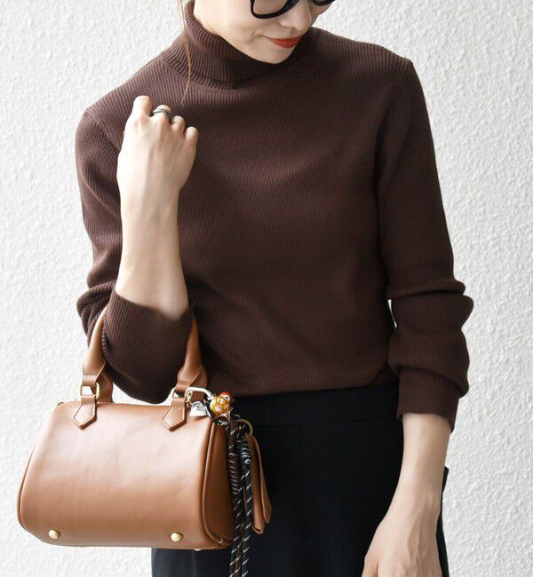 SHIPS any「SHIPS any:〈手洗い可能〉デリケート リブ タートルネック ニット プルオーバー」|ニット・セーター|