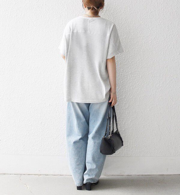 SHIPS any「【WEB限定】SHIPS any:〈洗濯機可能〉ワッフル ワイド TEE」|Tシャツ・カットソー|