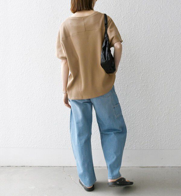 SHIPS any「【WEB限定】SHIPS any:〈洗濯機可能〉ワッフル ワイド TEE」|Tシャツ・カットソー|