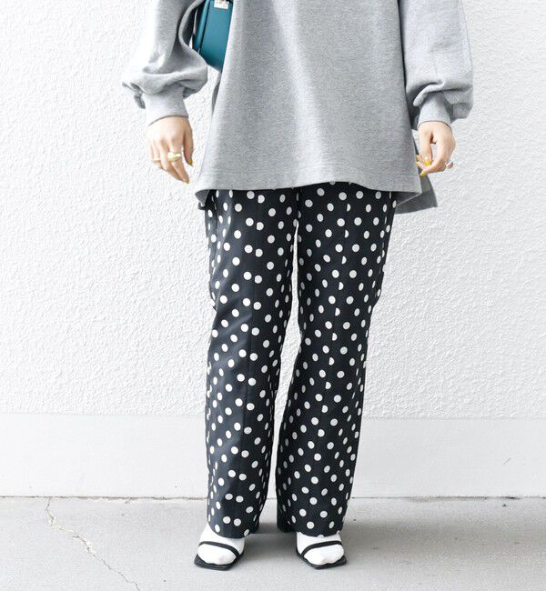 SHIPS any「SHIPS any: ドット ジャカード ストレート ポケット パンツ」|その他|