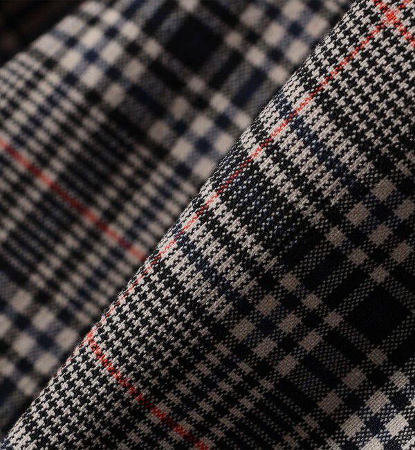 SHIPS for women「〈手洗い可能〉ウール混 チェック ダブルボタン ジャケット」|テーラードジャケット|