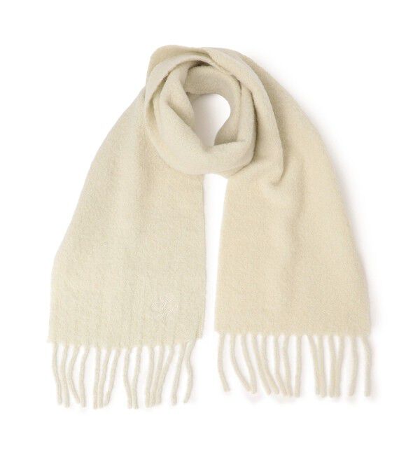 SHIPS for women「刺繍 モへヤ ミックス マフラー」|マフラー|