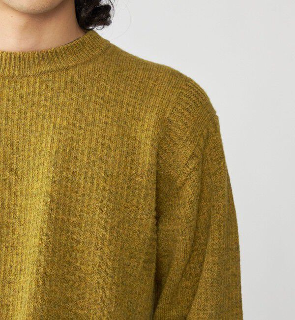 SHIPS「SHIPS: 奥山メリヤス ブリティッシュ ウール クルーネック ニット」|ニット・セーター|