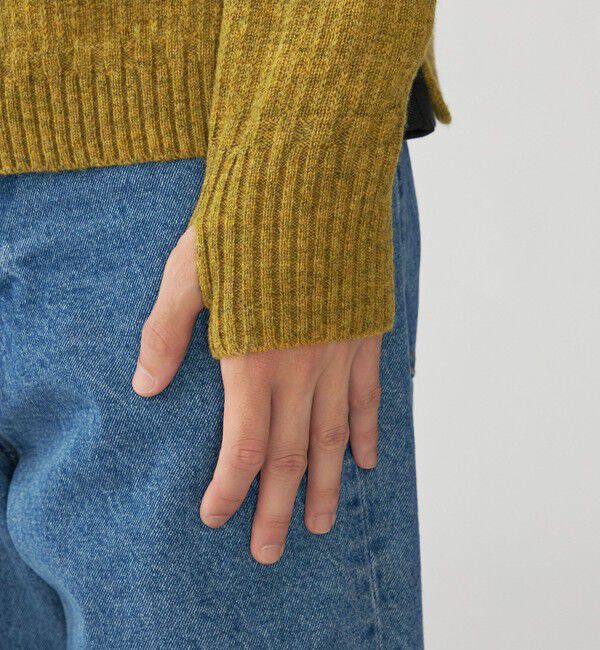 SHIPS「SHIPS: 奥山メリヤス ブリティッシュ ウール クルーネック ニット」|ニット・セーター|