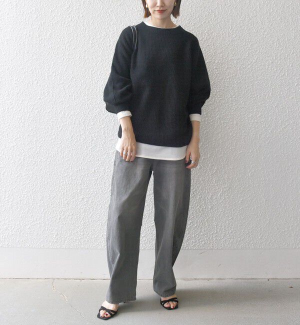 SHIPS any「SHIPS any:〈手洗い可能〉AQUA カシミヤ ミックス ハイネック ニット」|ニット・セーター|