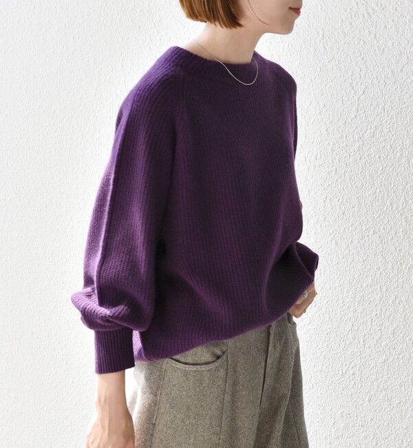 SHIPS any「SHIPS any:〈手洗い可能〉AQUA カシミヤ ミックス ハイネック ニット」|ニット・セーター|