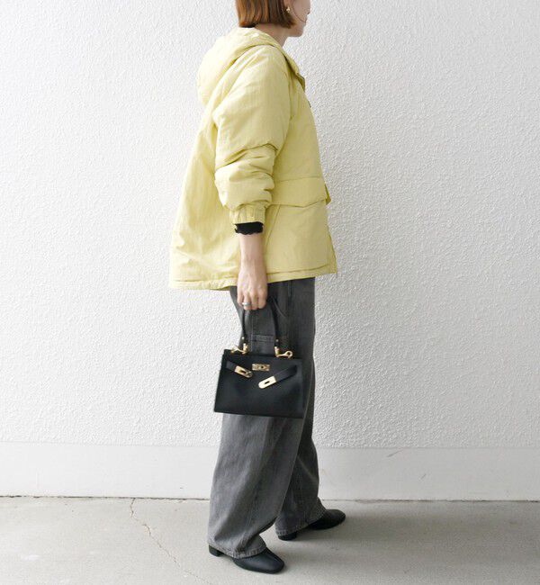 SHIPS any「SHIPS any:〈撥水加工〉中綿 パフ ダブルジップ フーディ ブルゾン」|ブルゾン・スタジャン|