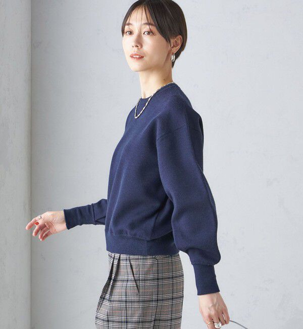 SHIPS for women「〈手洗い可能〉スムース ニット ガゼット プルオーバー」|ニット・セーター|