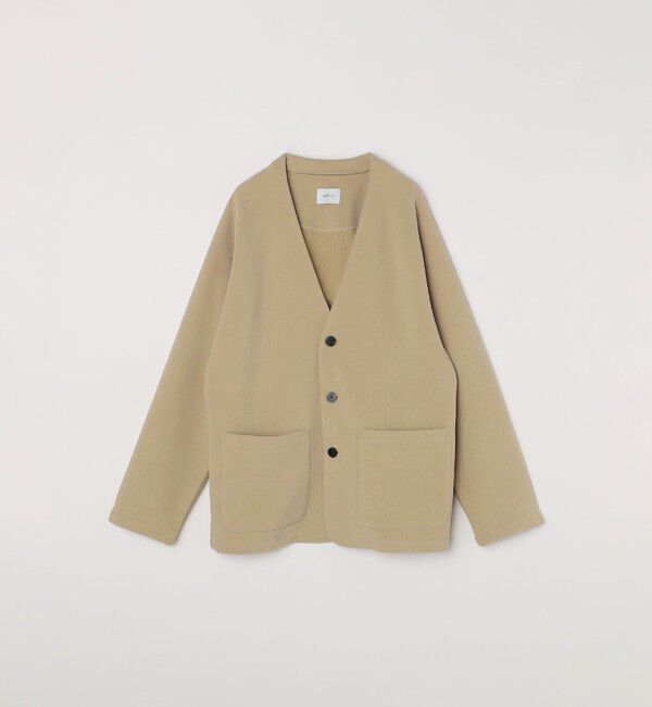 SHIPS any「SHIPS any: 〈洗濯機可能〉ソフトダンボール ウォーム ノーカラー リラックス ジャケット◇」|ノーカラージャケット|