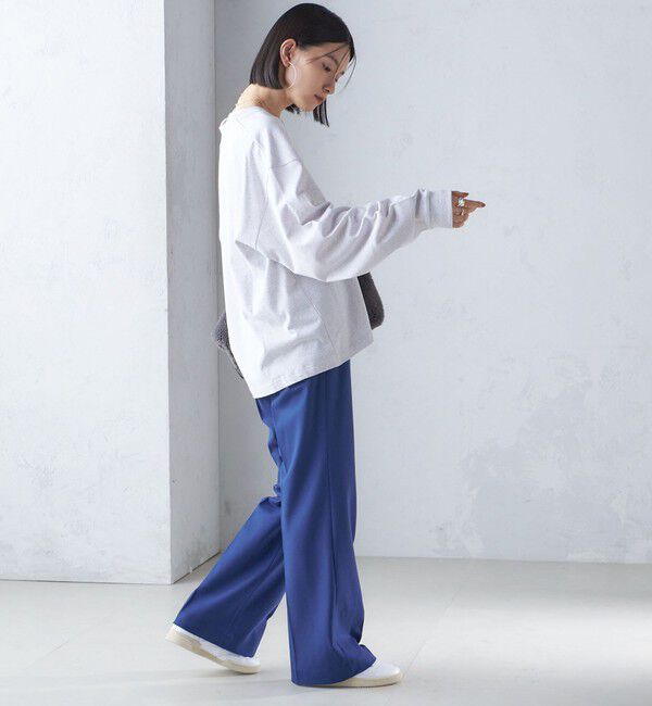 SHIPS for women「〈手洗い可能〉両面起毛 セミフレア パンツ」|その他|