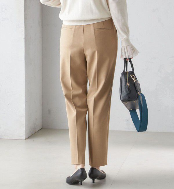 SHIPS for women「〈手洗い可能〉裏起毛 スリム テーパード パンツ」|その他|