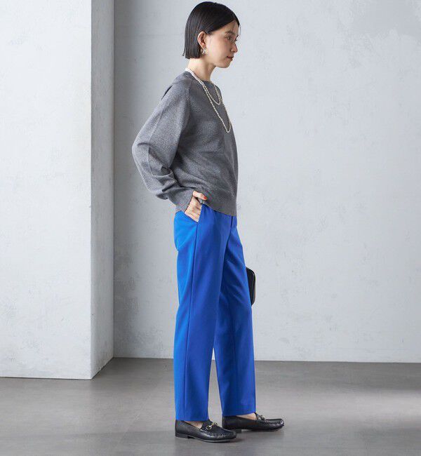 SHIPS for women「〈手洗い可能〉裏起毛 スリム テーパード パンツ」|その他|