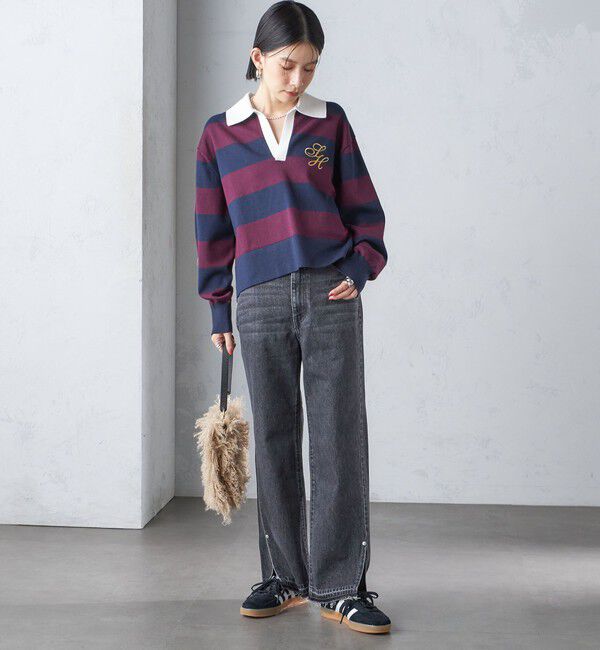 SHIPS for women「〈手洗い可能〉エンブレム ラガー ニット」|ニット・セーター|