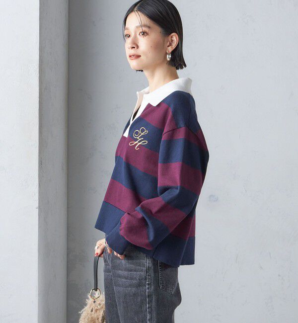 SHIPS for women「〈手洗い可能〉エンブレム ラガー ニット」|ニット・セーター|