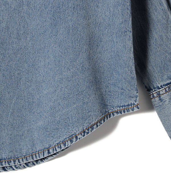 SHIPS for women「ROCKMOUNT:〈洗濯機可能〉デニム ウエスタン エンブロイダリー」|シャツ・ブラウス|