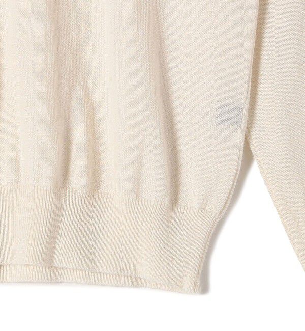 SHIPS for women「〈手洗い可能〉オーガンジー プリーツ ハイゲージ ニット」|ニット・セーター|