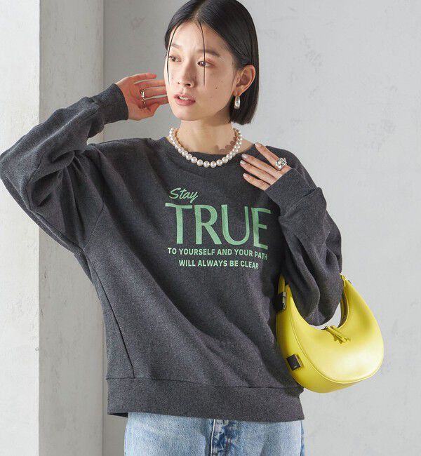 SHIPS for women「【SHIPS別注】81BRANCA:〈洗濯機可能〉ロゴ スウェット」|スウェット・ジャージ|