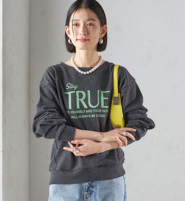 SHIPS for women「【SHIPS別注】81BRANCA:〈洗濯機可能〉ロゴ スウェット」|スウェット・ジャージ|