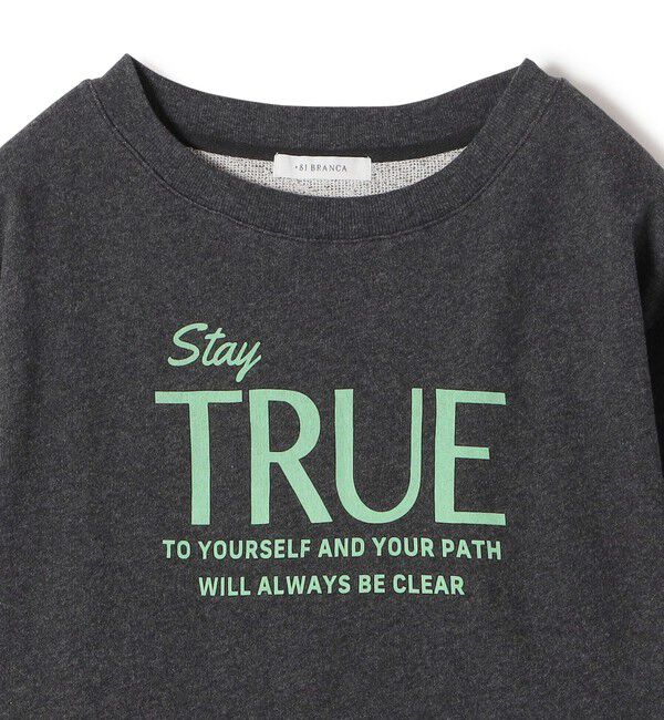 SHIPS for women「【SHIPS別注】81BRANCA:〈洗濯機可能〉ロゴ スウェット」|スウェット・ジャージ|