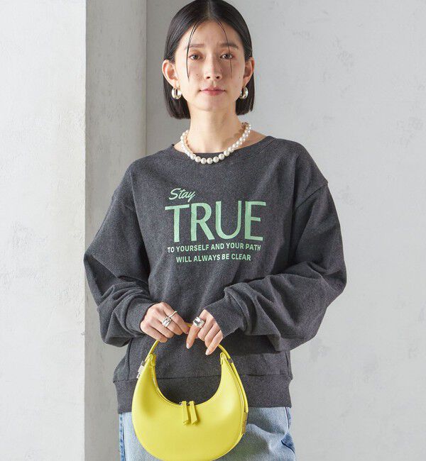 SHIPS for women「【SHIPS別注】81BRANCA:〈洗濯機可能〉ロゴ スウェット」|スウェット・ジャージ|