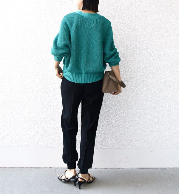 SHIPS for women「〈手洗い可能〉裾 リブ ドロスト パンツ」|その他|