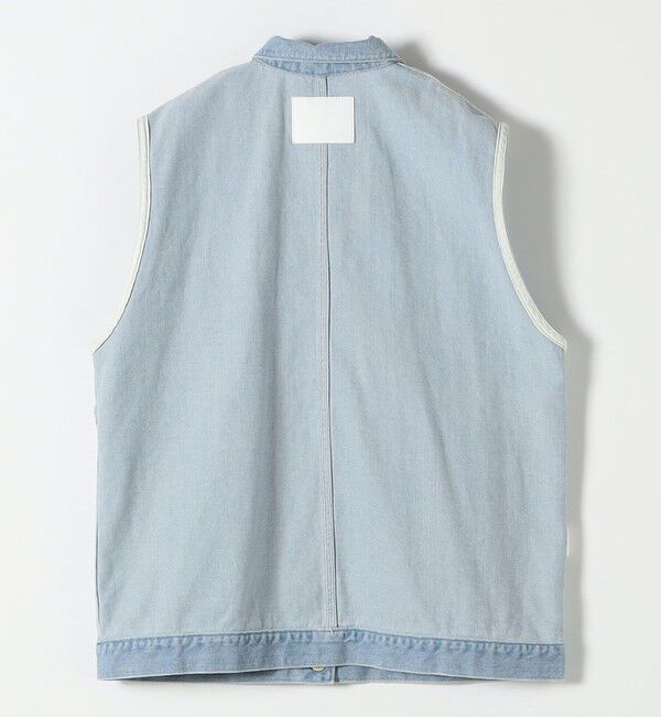 SHIPS any「SHIPS any:〈洗濯機可能〉デニム ベスト［SHIPS any DENIM］」|ベスト・ジレ|