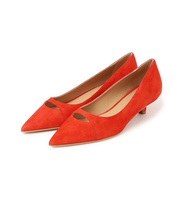 SHIPS for women「ISABELLA FERRANTE:ポインテッド ヒール（レッド）」|パンプス|レッド