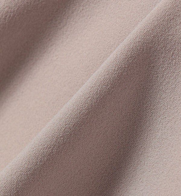 SHIPS Colors 「SHIPS Colors:ストレッチ ジョーゼット ペプラム ジャケット（セットアップ対応可能）◇」|ノーカラージャケット|