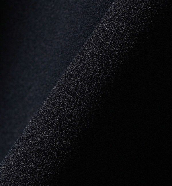 SHIPS Colors 「SHIPS Colors:ストレッチ ジョーゼット ペプラム ジャケット（セットアップ対応可能）◇」|ノーカラージャケット|