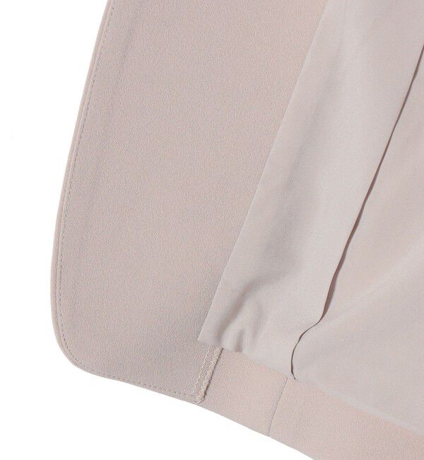 SHIPS Colors 「SHIPS Colors:ストレッチ ジョーゼット Vカラージャケット3 （セットアップ対応可能）◇」|ノーカラージャケット|