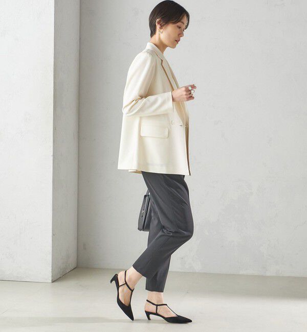 SHIPS for women「〈手洗い可能〉ツイル ダブル ジャケット（セットアップ対応）」|テーラードジャケット|