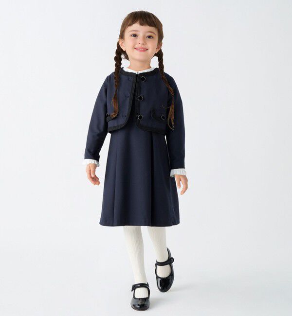 SHIPS Colors 「SHIPS Colors:〈手洗い可能〉110～130cm / オケージョン TR ジャケット」|ノーカラージャケット|