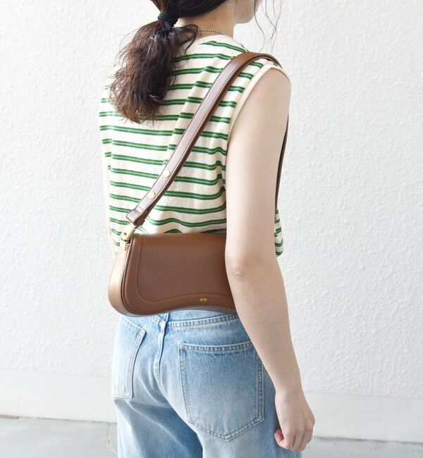 SHIPS any「SHIPS any:〈洗濯機可能〉パイル ボーダー ノースリーブ TEE」|タンクトップ|