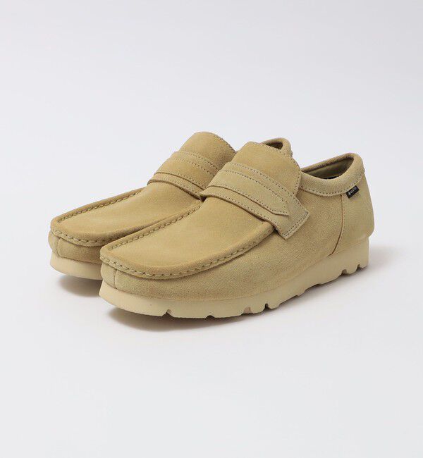 SHIPS「CLARKS: WALLABEE LOAFER GTX」|ショートブーツ|ベージュ