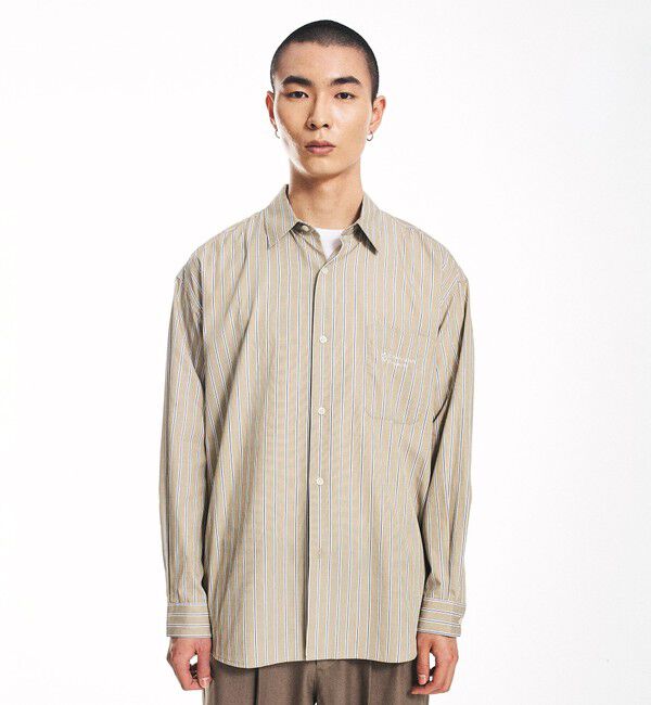 SHIPS「City Ambient Products: レギュラーカラー ブロード オーバー シャツ (長袖)」|シャツ・ブラウス|