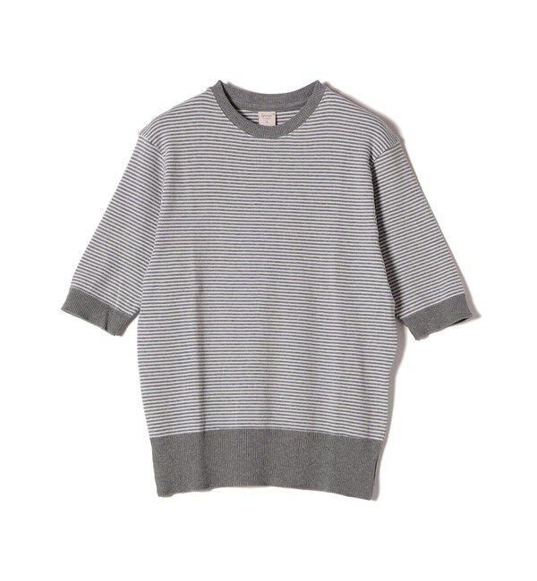 SHIPS for women「gicipi:5分袖 プルオーバー（ARGENTO）」|Tシャツ・カットソー|グレー